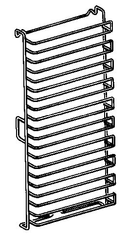 Schienenset 10 x 60/40 für Dexion Kombidämpfer & Heißluftofen