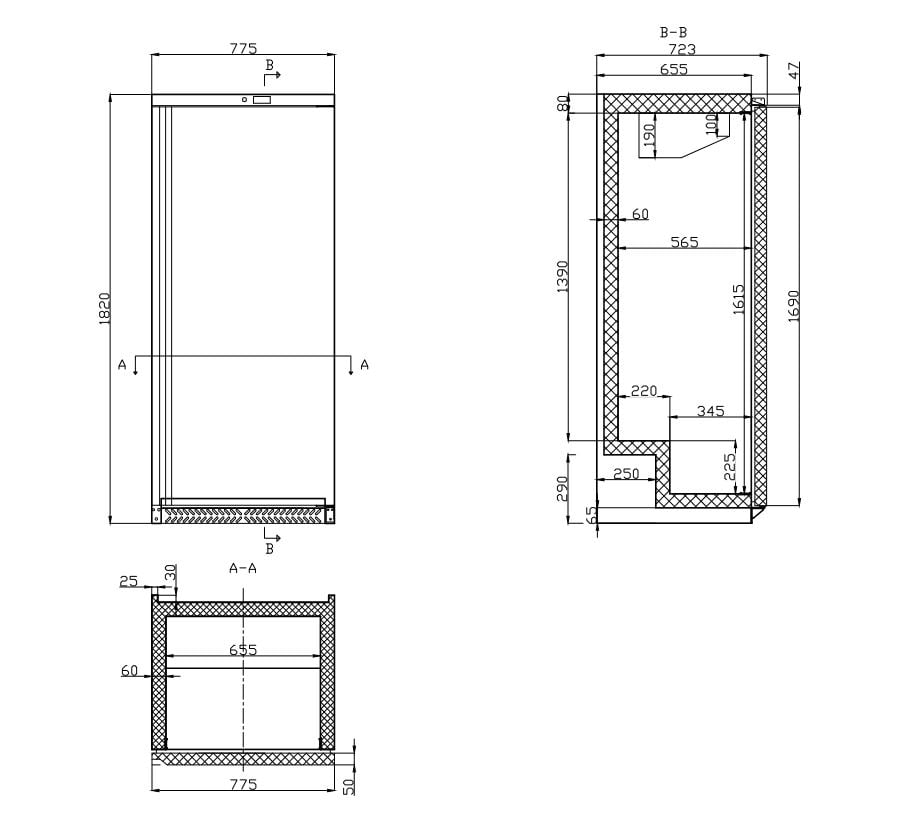 Lagertiefkühlschrank ECO 590