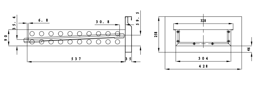 Kühltisch ECO 0/4 Mini - GN 1/1