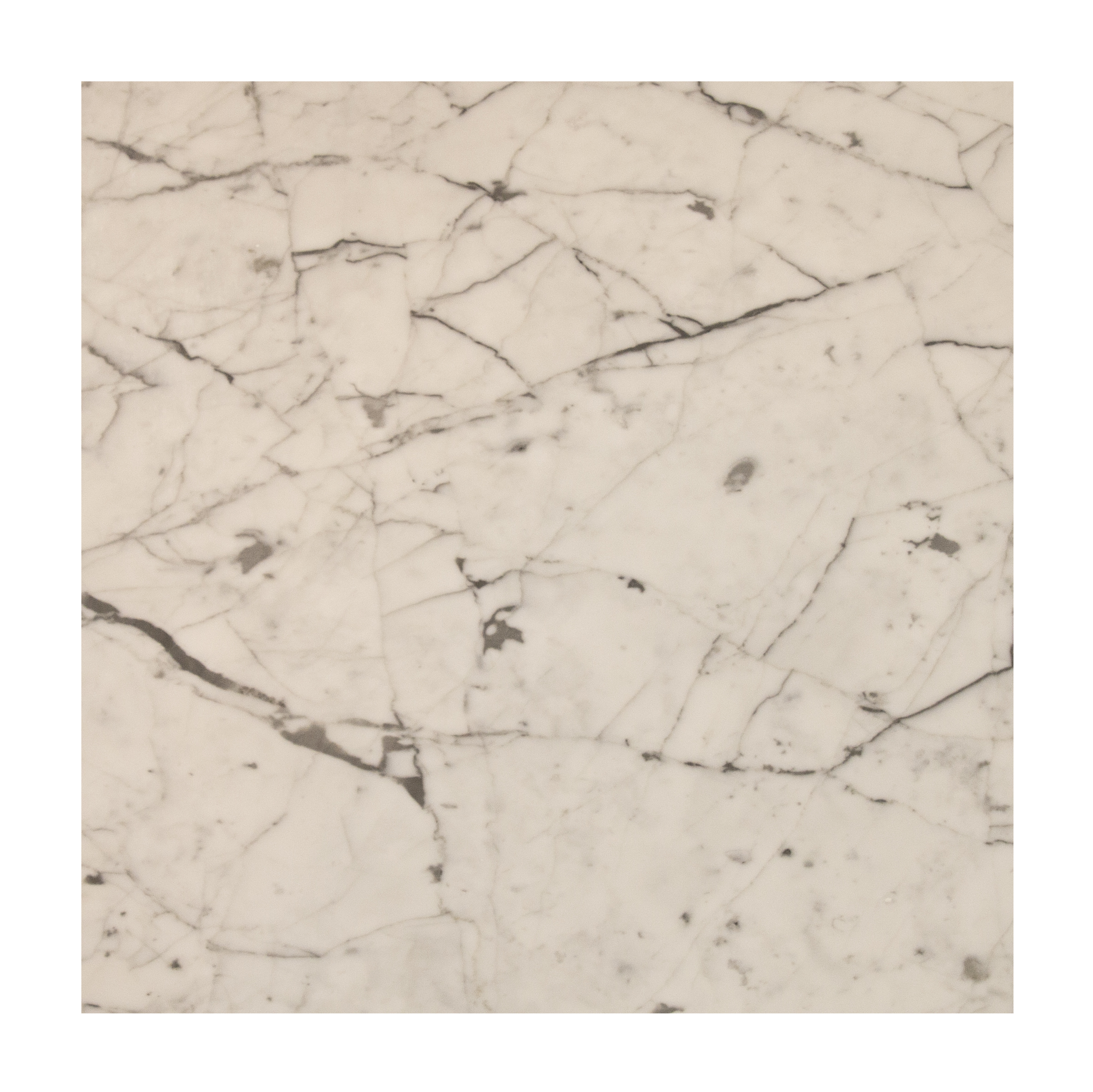 Tischplatte Bianco Carrara 700 x 700 mm