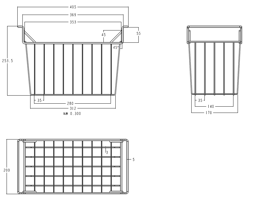 Korb für TKTR-ECO100N, TKTR-ECO200N