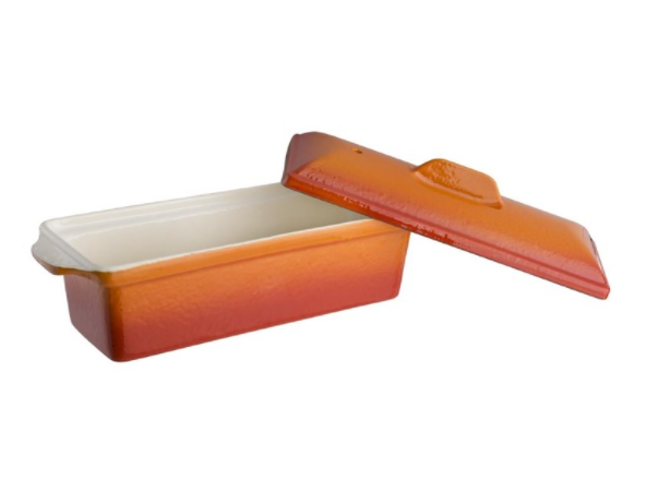 Vogue Terrinenform Gusseisen orange 1,3L