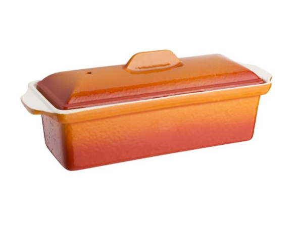 Vogue Terrinenform Gusseisen orange 1,3L