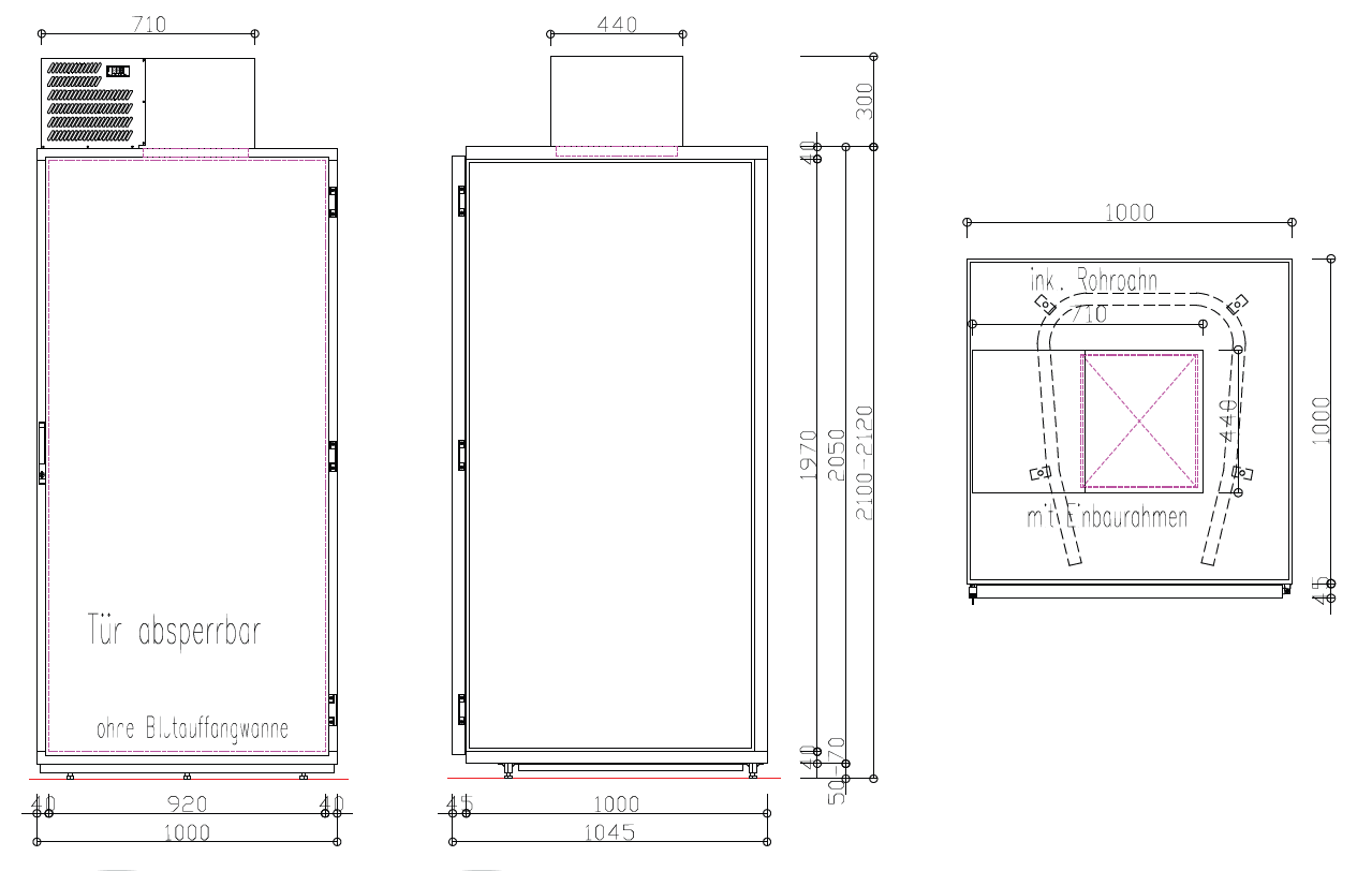 Hefa Wildkühlschrank WKS 1000 HH H04 Typ 2