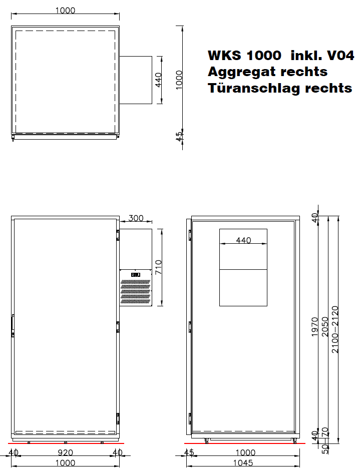 Hefa Wildkühlschrank WKS 1000 H VR04 Typ 2